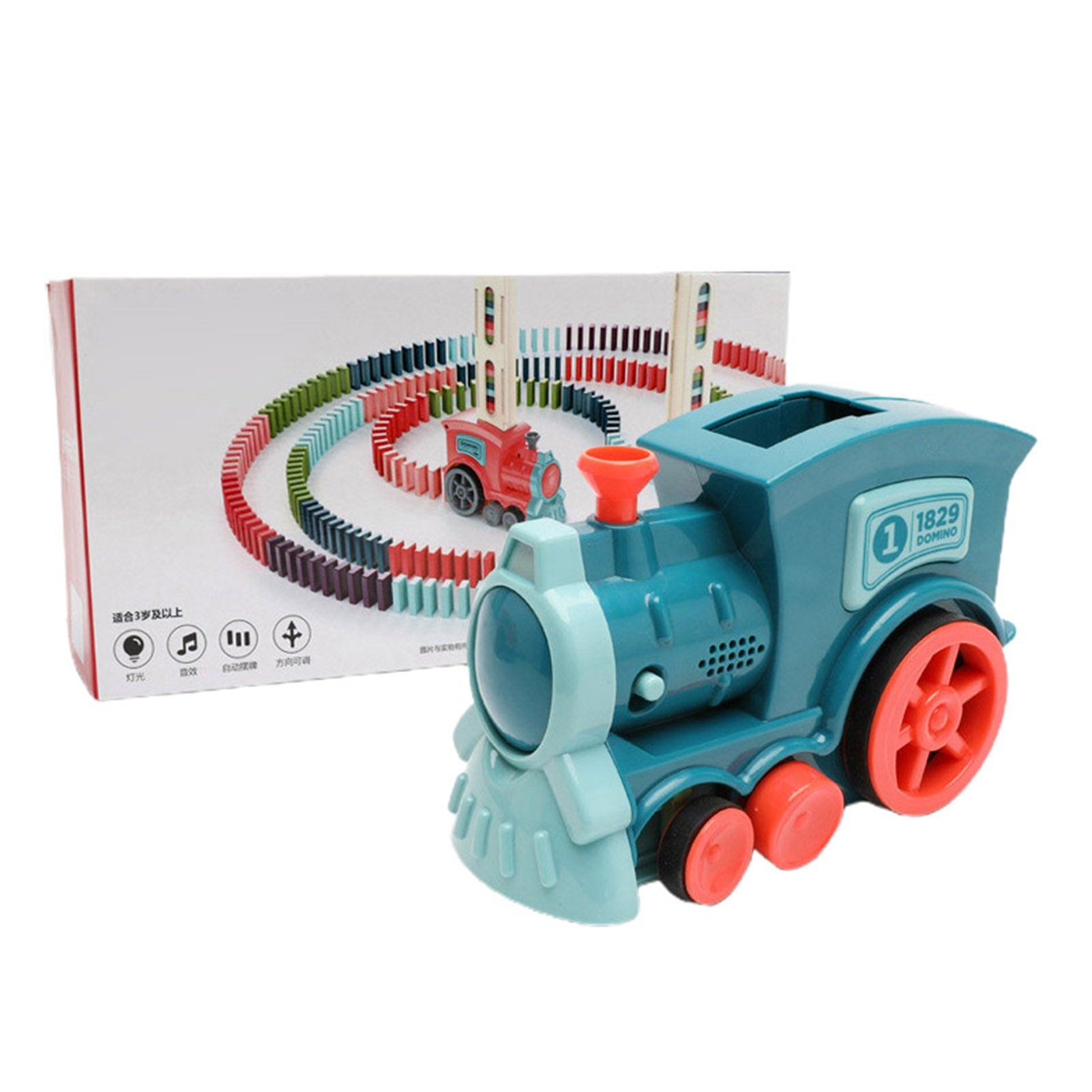Domino Automatic Release Electric Building Blocks Small Train Toy - Toys & Games -  Trend Goods