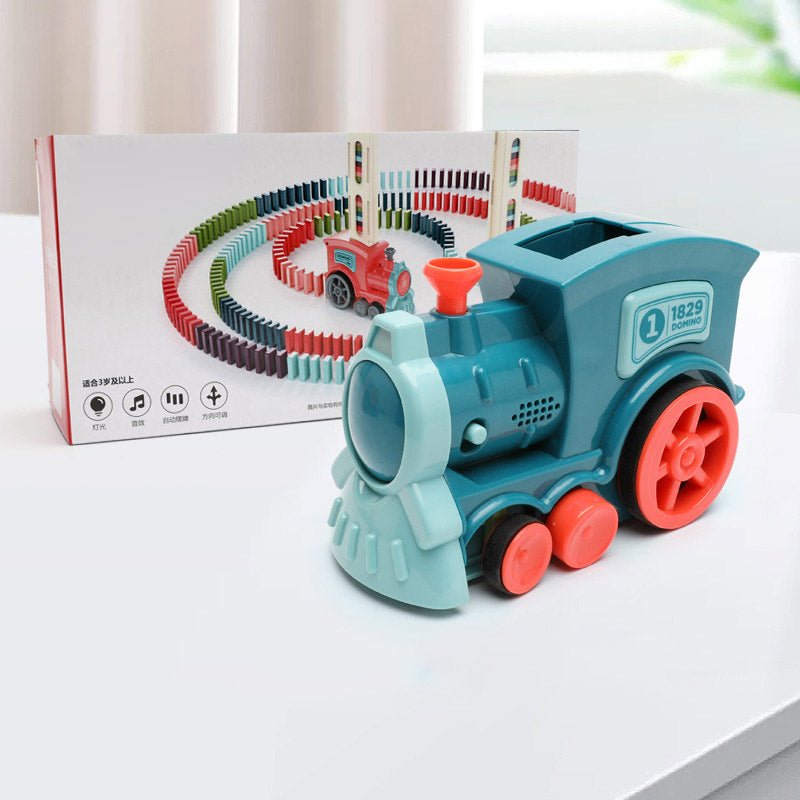 Domino Automatic Release Electric Building Blocks Small Train Toy - Toys & Games -  Trend Goods