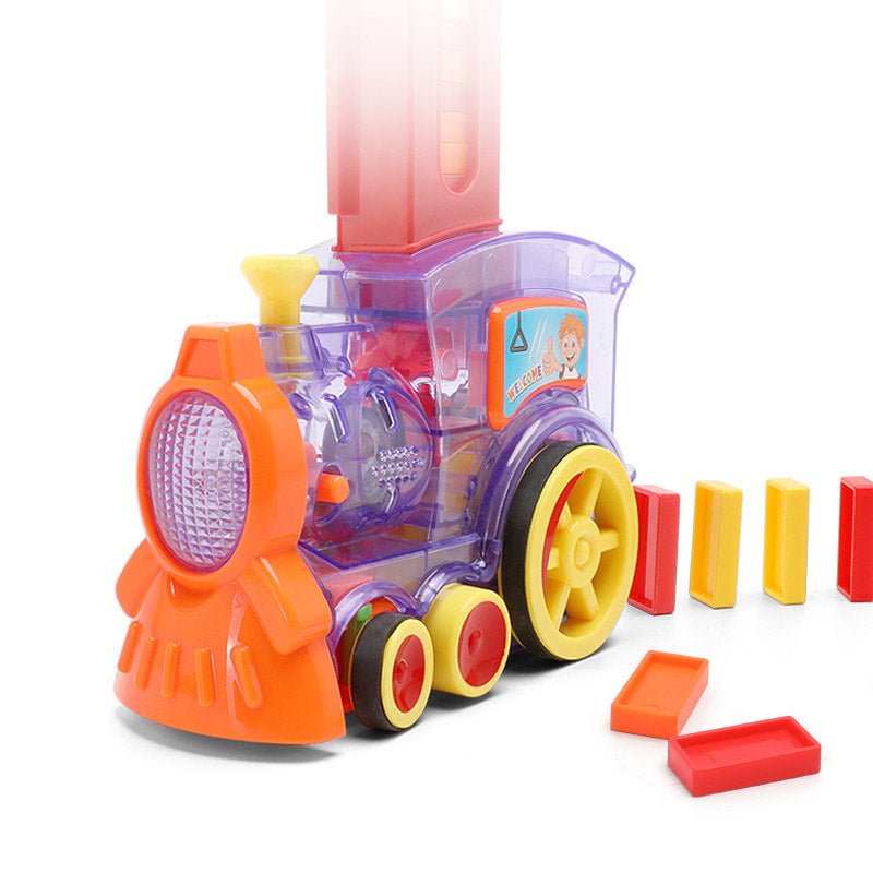 Domino Automatic Release Electric Building Blocks Small Train Toy - Toys & Games -  Trend Goods