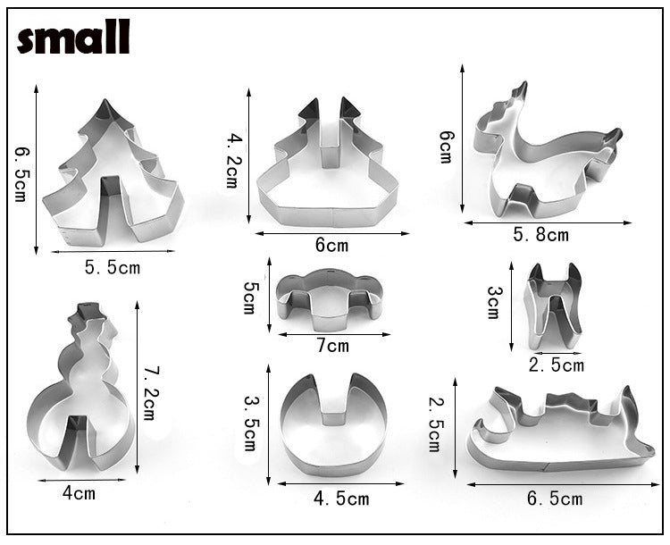 Baking Utensils Stainless Steel 3D Three-dimensional Cookie Cutters - Cookie Cutters -  Trend Goods