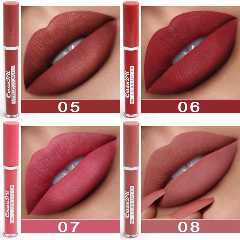 Non-stick Cup Waterproof Matte Lipstick - Lipsticks -  Trend Goods