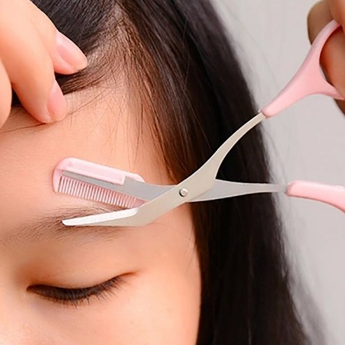 Beauty tools eyebrow scissors with eyebrow comb - Beauty Equipment -  Trend Goods