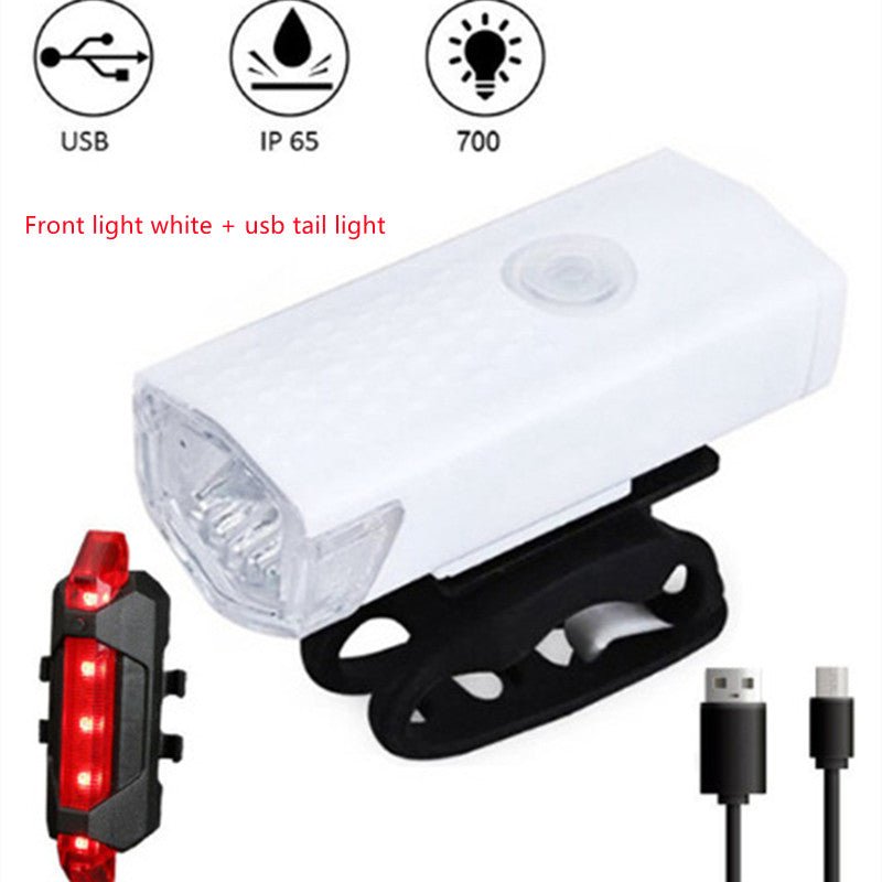 Bicycle Front Light USB Charging Highlight Headlight - Bike Accessories -  Trend Goods