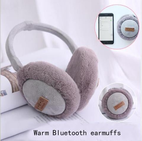 Bluetooth Headphones Warm Plush Earmuffs Foldable Soft Simple Adjustable Winter Accessories - Bluetooth Headsets -  Trend Goods