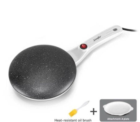 Breakfast Crepe Maker Spherical Non-stick Baking Pan, One Stick, Two Flips - Kitchen Appliances -  Trend Goods