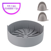 Round gray 22cm with Hand Clip