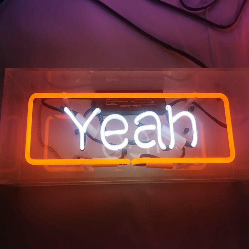 Neon Sign Acrylic Glass Light Box - Ambient Lights -  Trend Goods