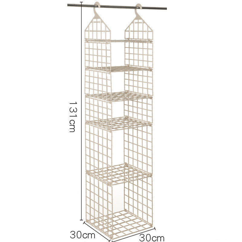 Foldable Space-saving Combination Hanging Clothes Storage Rack - Storage & Organizers -  Trend Goods