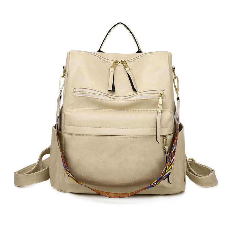 Vintage Large Capacity Soft Leather Backpack - Backpacks -  Trend Goods