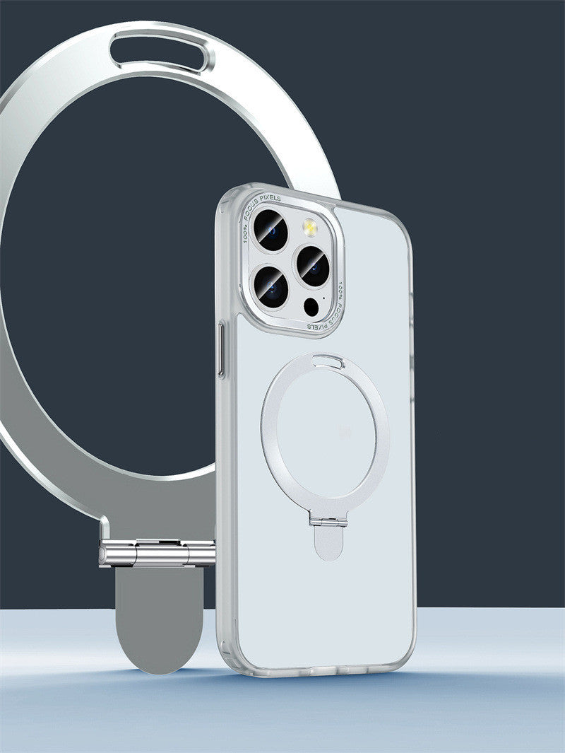 Aluminum Alloy Bracket Magnetic Phone Case - Phone Cases -  Trend Goods