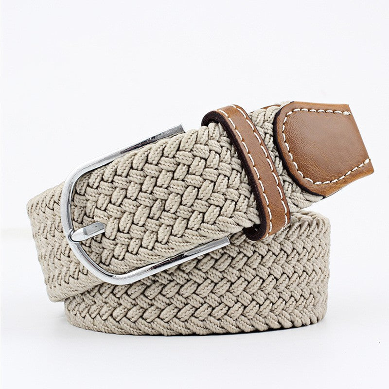 Casual Stretch Braided Canvas Belt Needle Buckle - Belts -  Trend Goods