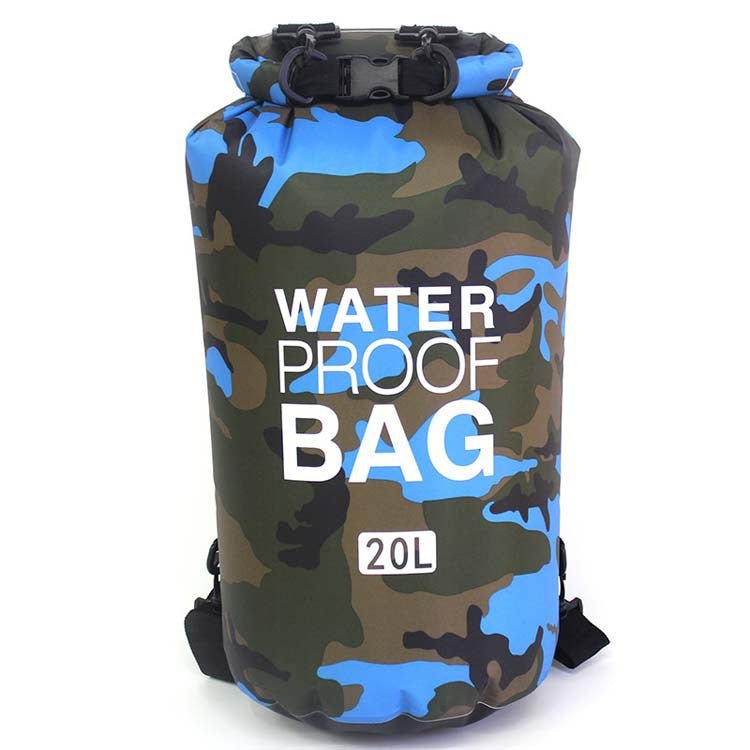 Camouflage Polyester Thickened PVC Single Shoulder Portable Outdoor Lightweight Waterproof Bag - Outdoor Bags -  Trend Goods