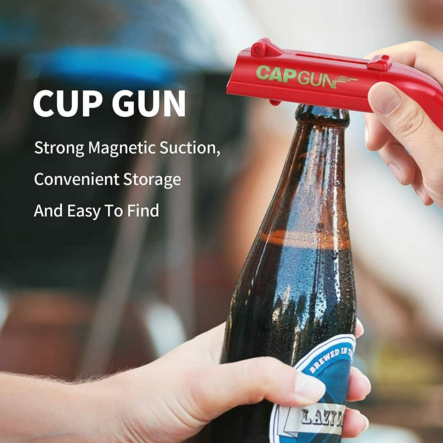 Cap Gun Beer Opener Drink Bottle Opener Launcher Shooter Game - Bottle Openers -  Trend Goods