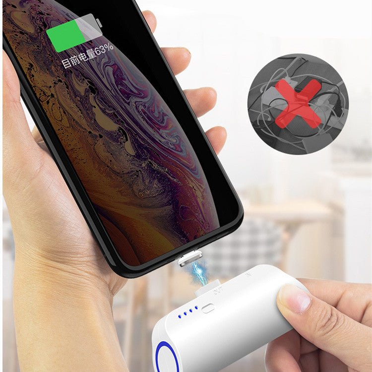 Capsule Magnetic Power Bank Portable Wireless Mini Emergency - Power Banks -  Trend Goods