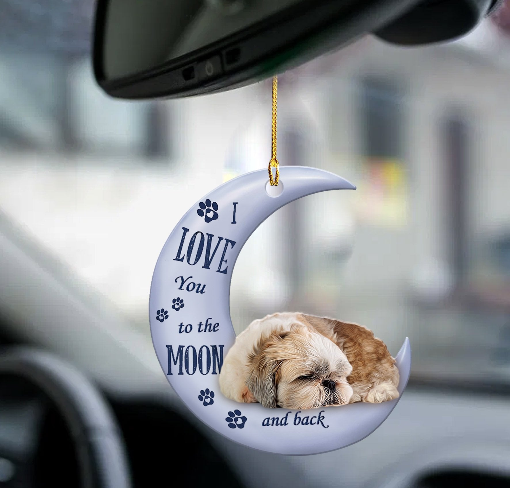 Car Pendant Sleeping Dog Angel Home Decor Acrylic Showcase Hanging Ornaments For Doors - Auto Accessories -  Trend Goods