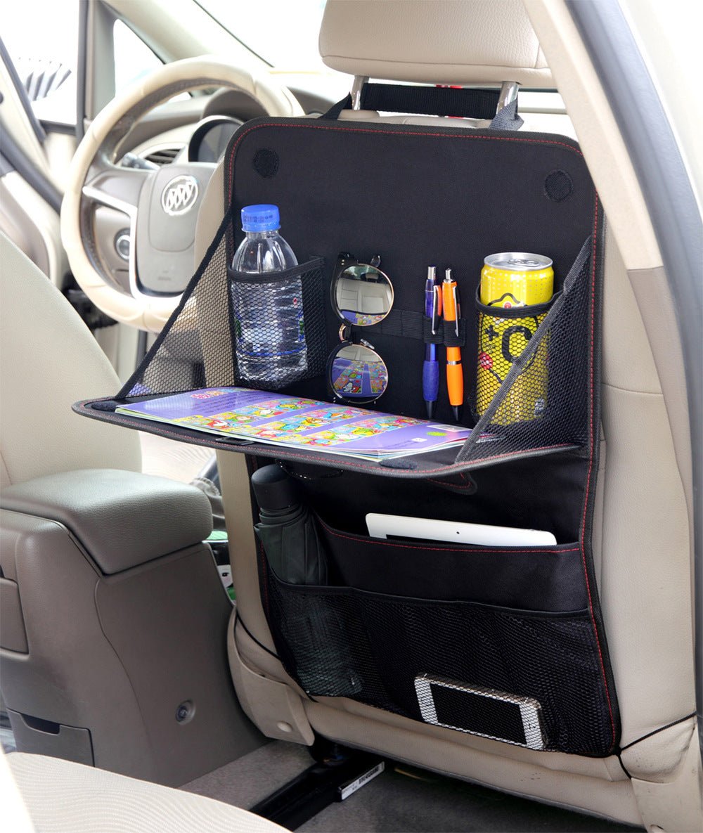 Car Seat Back Storage Bag Car Organizer Bag Foldable Dining Table Tray - Auto Accessories -  Trend Goods