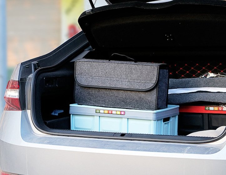 Car Storage Box Felt Foldable Car Storage Bag - Auto Accessories -  Trend Goods