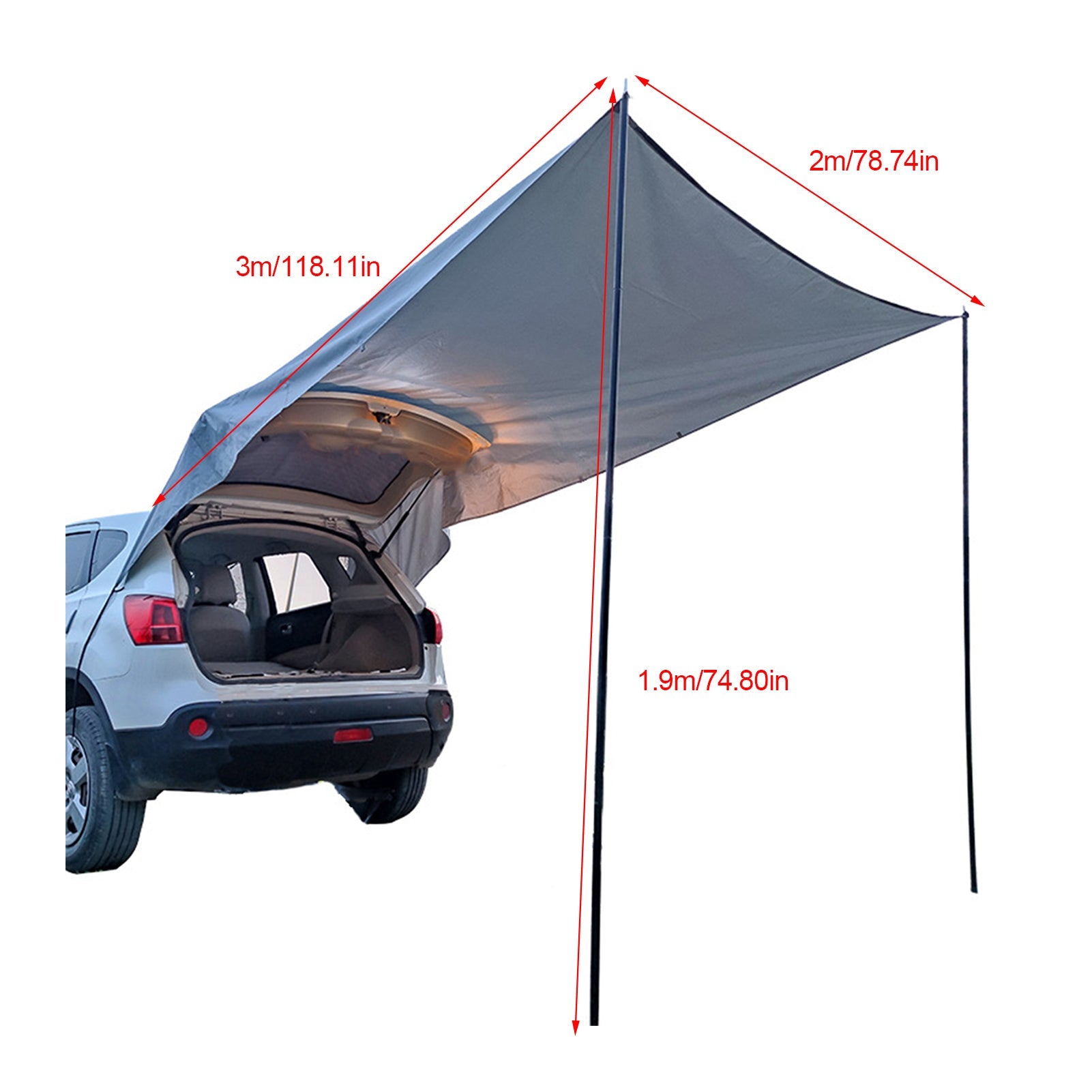 Car Tail Car Side Trunk Canopy Camping Camping Tent - Auto Accessories -  Trend Goods