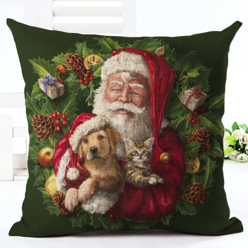 Cartoon Christmas pillow - Pillows -  Trend Goods