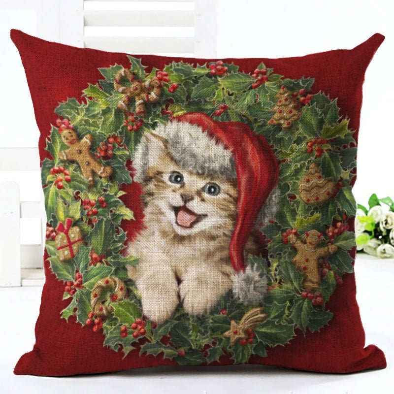 Cartoon Christmas pillow - Pillows -  Trend Goods