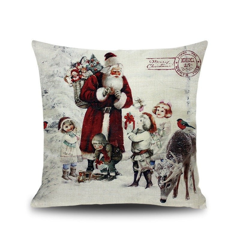 Cartoon Christmas pillow - Pillows -  Trend Goods