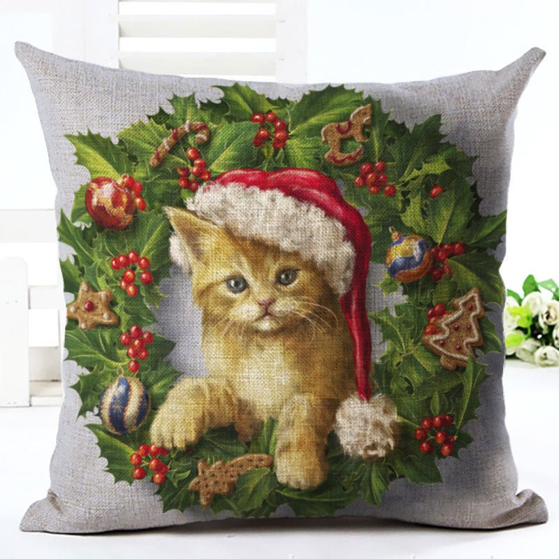 Cartoon Christmas pillow - Pillows -  Trend Goods