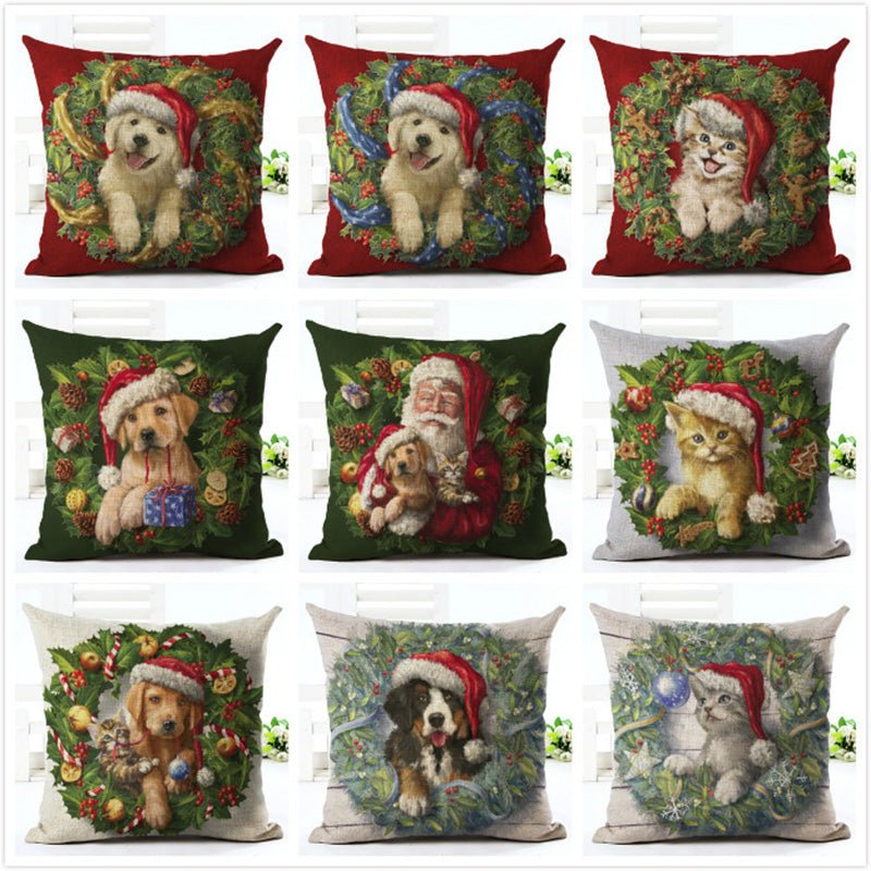 Cartoon Christmas pillow - Pillows -  Trend Goods