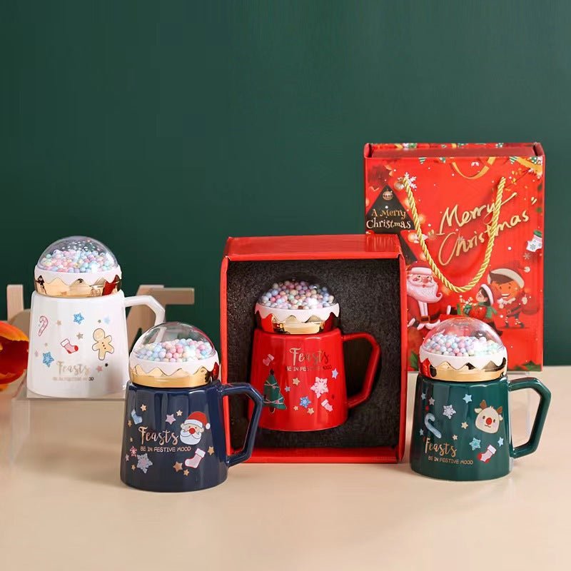 Cartoon High-value Ceramic With Lid Cute Mugs - Mugs -  Trend Goods