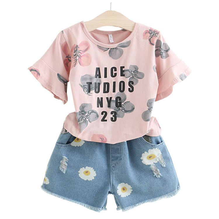 Cartoon two-piece suit - Baby Clothing -  Trend Goods