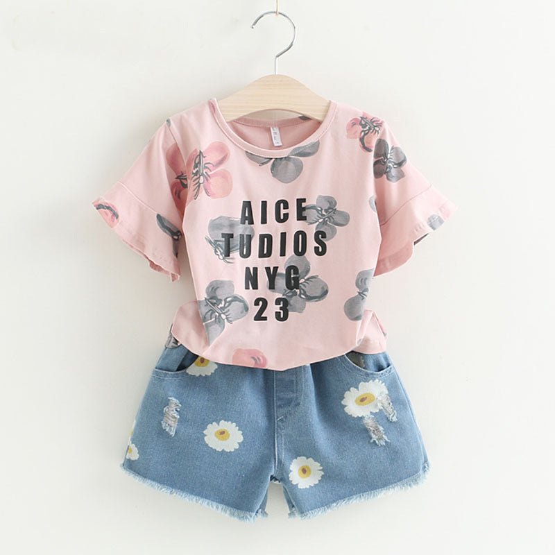 Cartoon two-piece suit - Baby Clothing -  Trend Goods