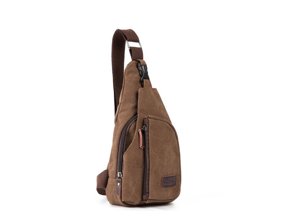 Casual Men Chest Pack Canvas Crossbody Bags for Men Shoulder Handbag - Crossbody bags -  Trend Goods