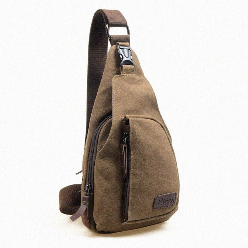 Casual Men Chest Pack Canvas Crossbody Bags for Men Shoulder Handbag - Crossbody bags -  Trend Goods
