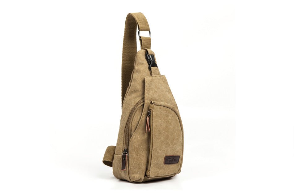 Casual Men Chest Pack Canvas Crossbody Bags for Men Shoulder Handbag - Crossbody bags -  Trend Goods