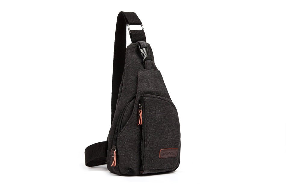 Casual Men Chest Pack Canvas Crossbody Bags for Men Shoulder Handbag - Crossbody bags -  Trend Goods