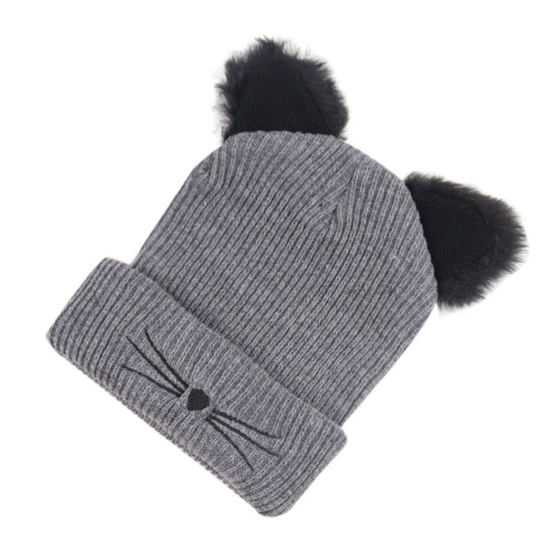 Cat Ear Fur Hat - Knit hats -  Trend Goods