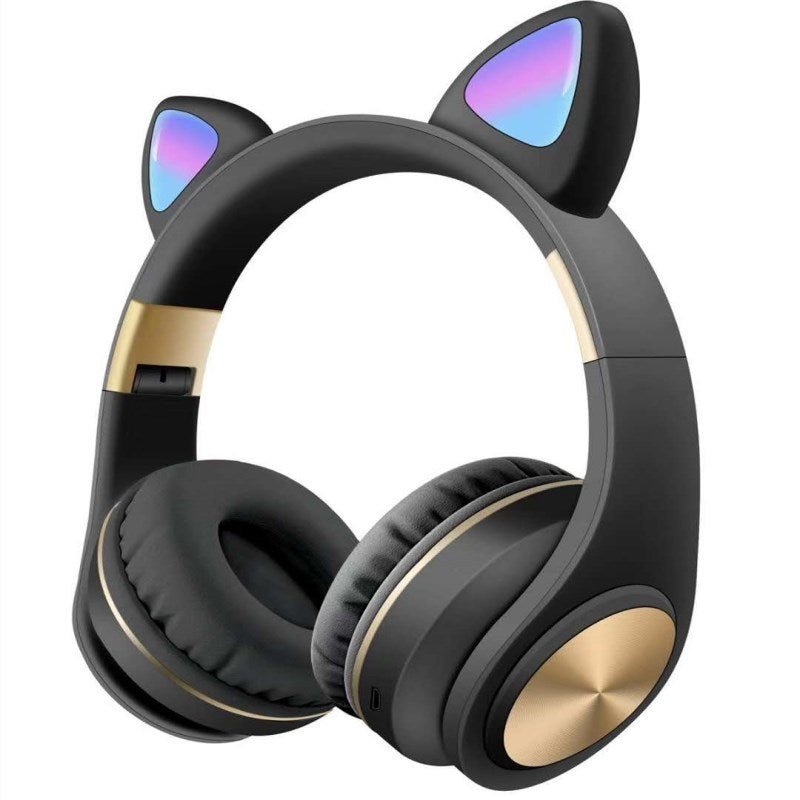 Cat Ear Headset Bluetooth Wireless Light Headset - Bluetooth Headsets -  Trend Goods