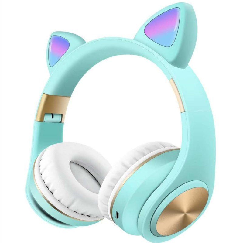 Cat Ear Headset Bluetooth Wireless Light Headset - Bluetooth Headsets -  Trend Goods