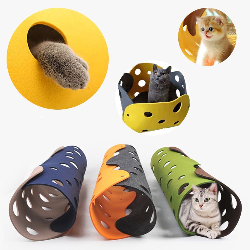 Cat Toy Kitten Nest Collapsible Tube Tunnel Interactive Pet Toy - Cat Toys -  Trend Goods