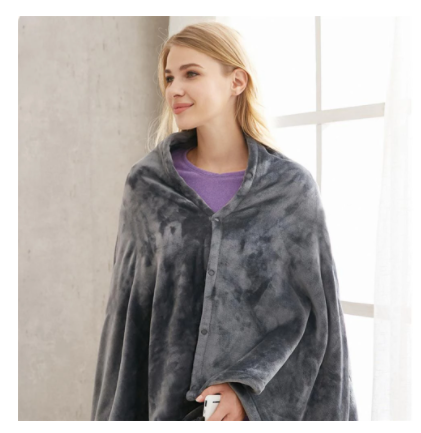 Usb Electric Heated Plush Blanket Shawl - Blankets -  Trend Goods