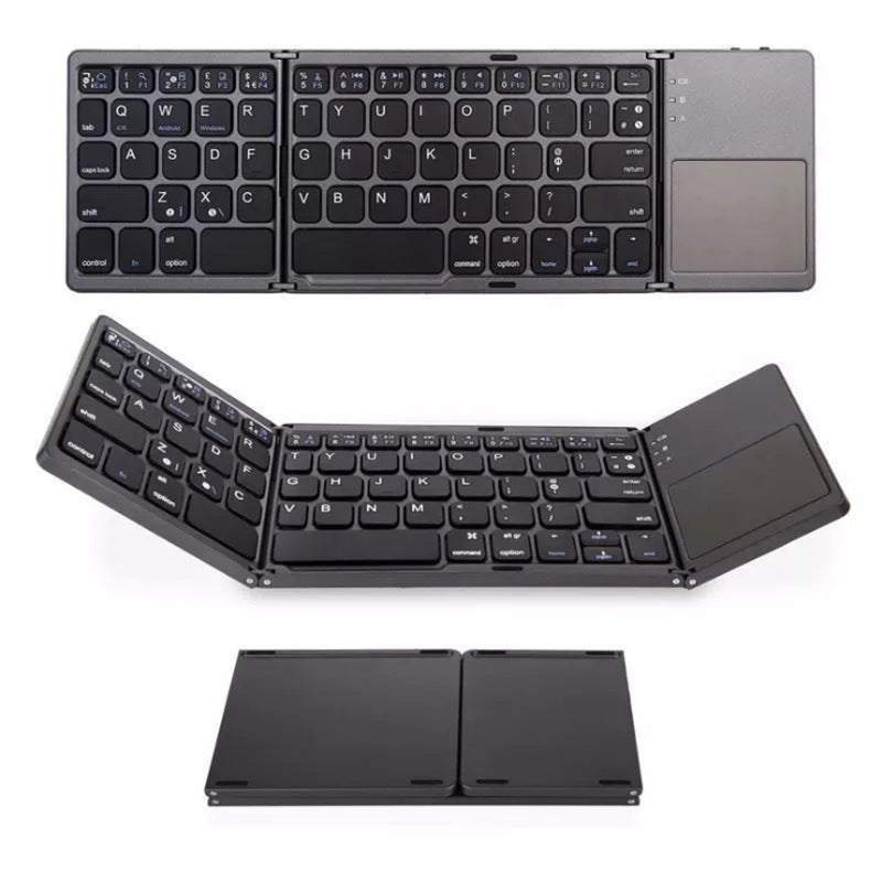 Folding Mini Keyboard Tablet Phone Computer Wireless Foldable Bluetooth Keyboard - Keyboards -  Trend Goods