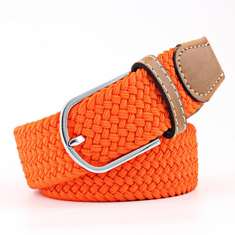 Casual Stretch Braided Canvas Belt Needle Buckle - Belts -  Trend Goods