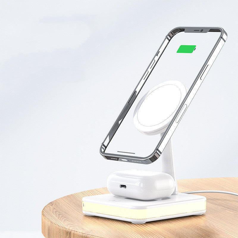 4 In 1 Magnetic Wireless Charger Stand Fast Charging Dock Station - Wireless Chargers -  Trend Goods