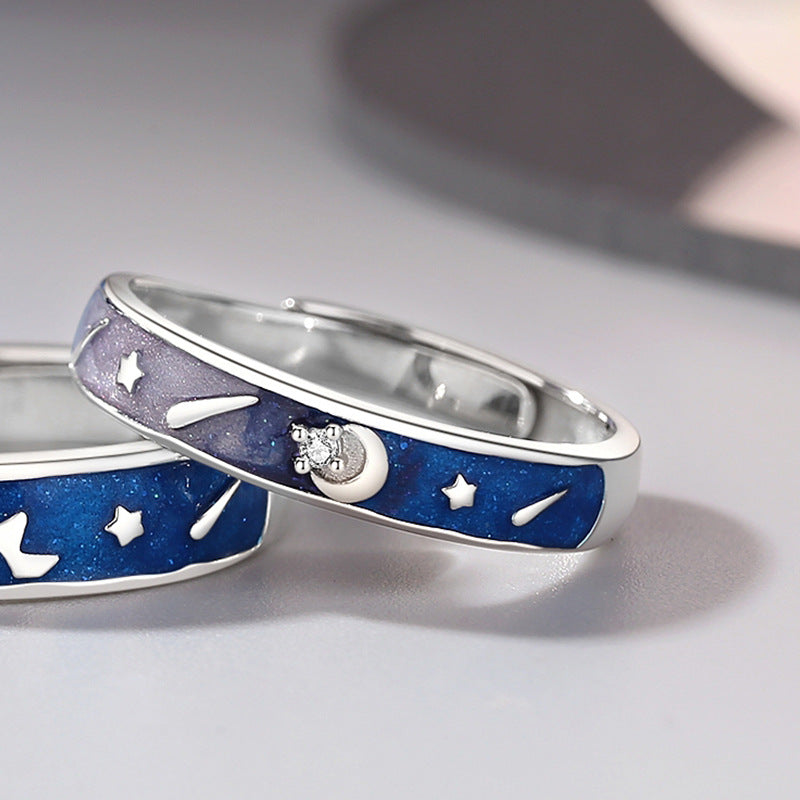 Original Design Of Sun Moon Couple Ring - Rings -  Trend Goods