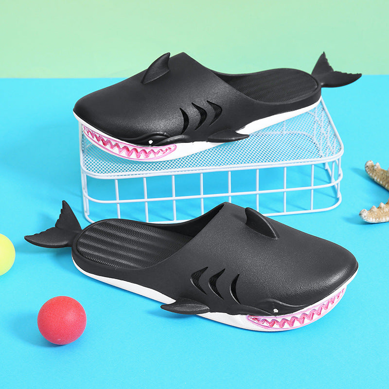 Shark Slippers Beach Shoes Home Flat Slippers - Slippers -  Trend Goods