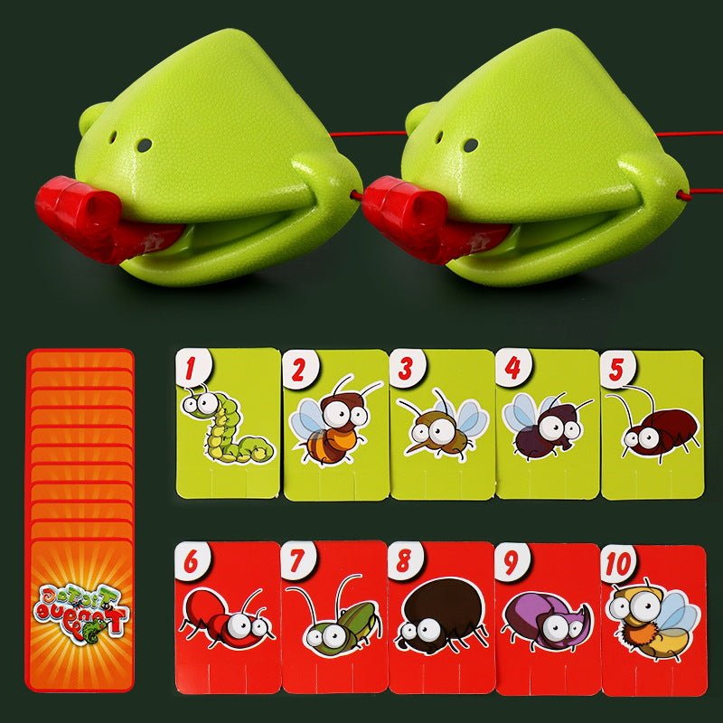 Chameleon Lizard Mask Wagging Tongue Lick Cards Board Game For Children Family Party Toys Funny Desktop Games - Toys & Games -  Trend Goods