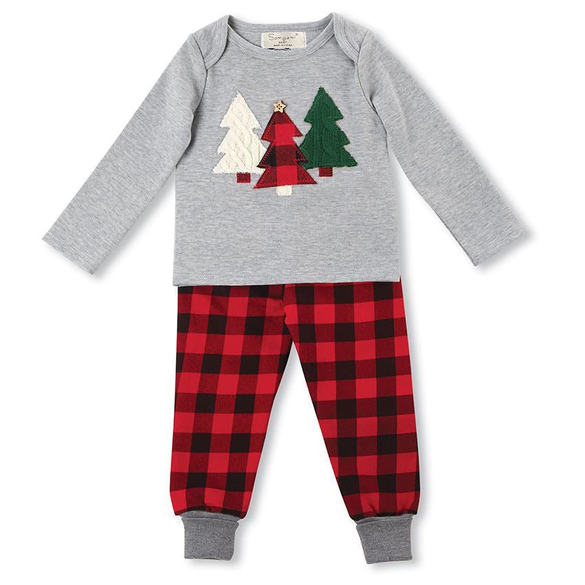 Check pants and top set - Baby Clothing -  Trend Goods