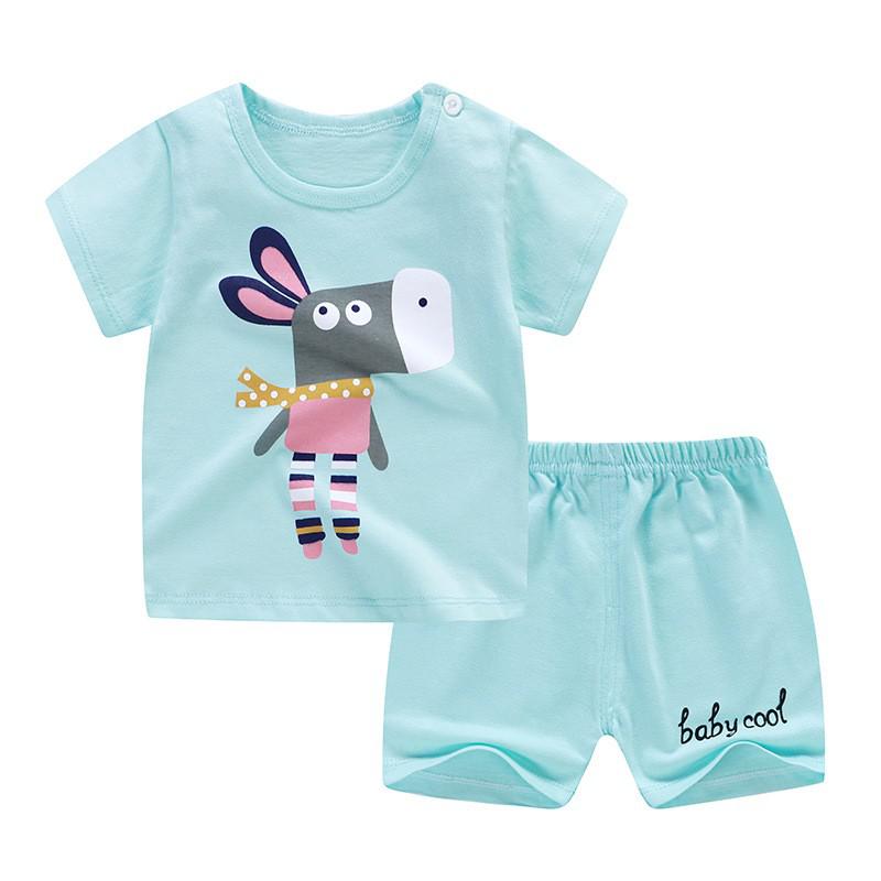 Children Clothes Baby Short Sleeved Shorts Two Piece Suit - Baby Clothing -  Trend Goods