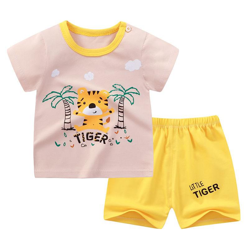 Children Clothes Baby Short Sleeved Shorts Two Piece Suit - Baby Clothing -  Trend Goods