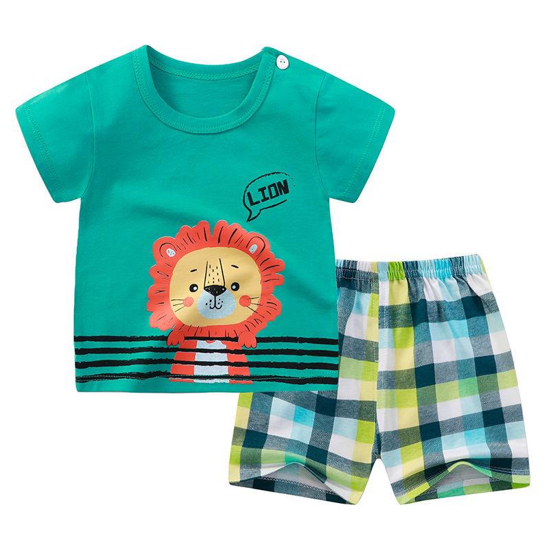 Children Clothes Baby Short Sleeved Shorts Two Piece Suit - Baby Clothing -  Trend Goods