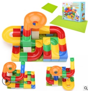 Children Large Particles Assembled Slide Puzzle Blocks Toys 3-10 Years Old - Building Blocks -  Trend Goods